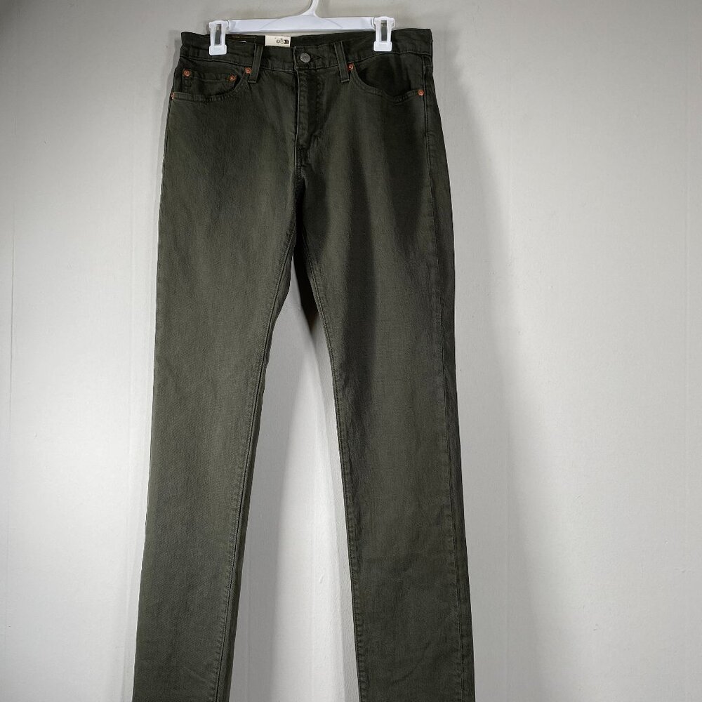 Levi's Premium 511 SLIM Denim Jeans Men's 31 x 34 Low Rise Green Casual NWT